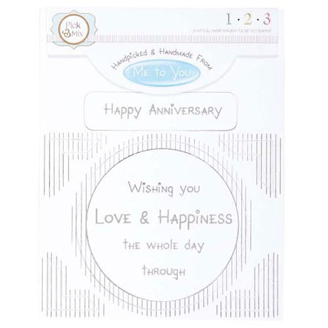Happy Anniversary Occasions Verse & Greeting Insert £1.00